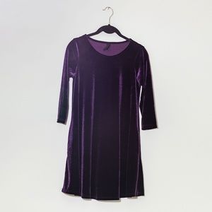 Agnes & Dora Crushed Velvet Swing Tunic/Dress